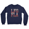 Lfg Fla Midweight French Terry Crewneck Sweatshirt-Navy-Allegiant Goods Co. Vintage Sports Apparel