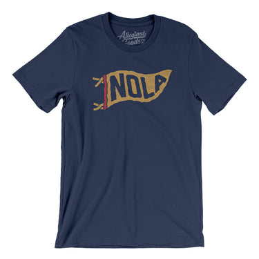 Nola Pennant Men/Unisex T-Shirt-Allegiant Goods Co. Vintage Sports Apparel