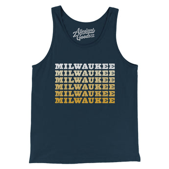 Milwaukee Repeat Men/Unisex Tank Top-Allegiant Goods Co. Vintage Sports Apparel