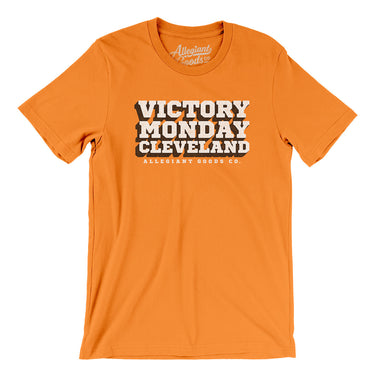 Victory Monday Cleveland Men/Unisex T-Shirt-Allegiant Goods Co. Vintage Sports Apparel