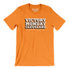 Victory Monday Cleveland Men/Unisex T-Shirt-Orange-Allegiant Goods Co. Vintage Sports Apparel