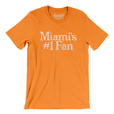Miami's Number 1 Fan Men/Unisex T-Shirt-Allegiant Goods Co. Vintage Sports Apparel