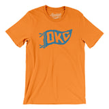 Okc Pennant Men/Unisex T-Shirt-Allegiant Goods Co. Vintage Sports Apparel