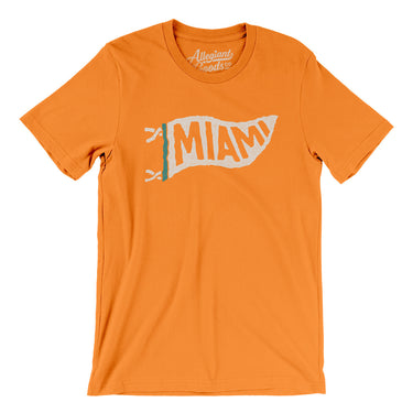 Miami Pennant Men/Unisex T-Shirt-Allegiant Goods Co. Vintage Sports Apparel
