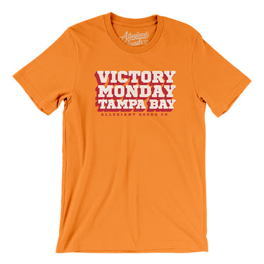 Victory Monday Tampa Bay Men/Unisex T-Shirt-Allegiant Goods Co. Vintage Sports Apparel