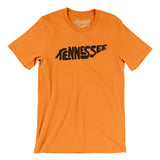 Tennessee State Shape Text Men/Unisex T-Shirt-Allegiant Goods Co. Vintage Sports Apparel