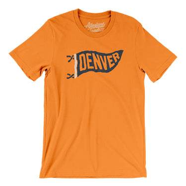 Denver Pennant Men/Unisex T-Shirt-Allegiant Goods Co. Vintage Sports Apparel