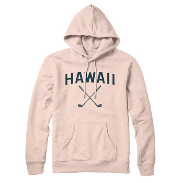 Hawaii Golf Hoodie-Pale Pink-Allegiant Goods Co. Vintage Sports Apparel
