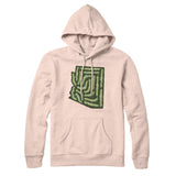 Arizona Golf Course Hoodie-Pale Pink-Allegiant Goods Co. Vintage Sports Apparel