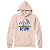 I Have A Tee Time In Iowa Hoodie-Pale Pink-Allegiant Goods Co. Vintage Sports Apparel