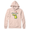 Michigan Golf Hoodie-Pale Pink-Allegiant Goods Co. Vintage Sports Apparel