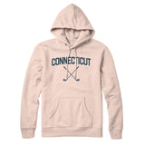 Connecticut Golf Hoodie-Pale Pink-Allegiant Goods Co. Vintage Sports Apparel