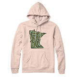 Minnesota Golf Course Hoodie-Pale Pink-Allegiant Goods Co. Vintage Sports Apparel