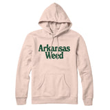 Arkansas Weed Hoodie-Allegiant Goods Co. Vintage Sports Apparel