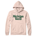 Michigan Weed Hoodie-Allegiant Goods Co. Vintage Sports Apparel