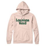 Louisiana Weed Hoodie-Allegiant Goods Co. Vintage Sports Apparel