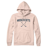 Massachusetts Golf Hoodie-Pale Pink-Allegiant Goods Co. Vintage Sports Apparel