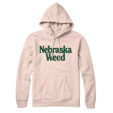 Nebraska Weed Hoodie-Allegiant Goods Co. Vintage Sports Apparel
