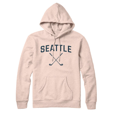 Seattle Golf Hoodie-Pale Pink-Allegiant Goods Co. Vintage Sports Apparel