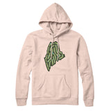 Maine Golf Course Hoodie-Pale Pink-Allegiant Goods Co. Vintage Sports Apparel