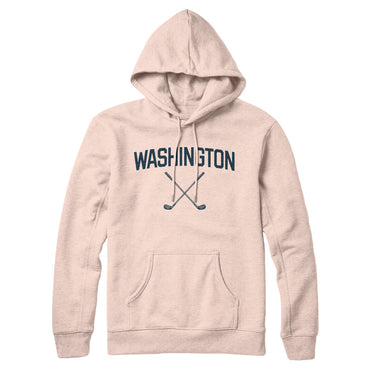 Washington Golf Hoodie-Pale Pink-Allegiant Goods Co. Vintage Sports Apparel