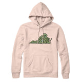 Virginia Golf Course Hoodie-Pale Pink-Allegiant Goods Co. Vintage Sports Apparel