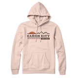 Cañon City Mountain Sunset Hoodie-Pale Pink-Allegiant Goods Co. Vintage Sports Apparel