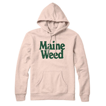 Maine Weed Hoodie-Allegiant Goods Co. Vintage Sports Apparel