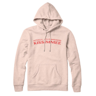Actually It's Pronounced Kissimmee Hoodie-Pale Pink-Allegiant Goods Co. Vintage Sports Apparel