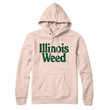 Illinois Weed Hoodie-Allegiant Goods Co. Vintage Sports Apparel