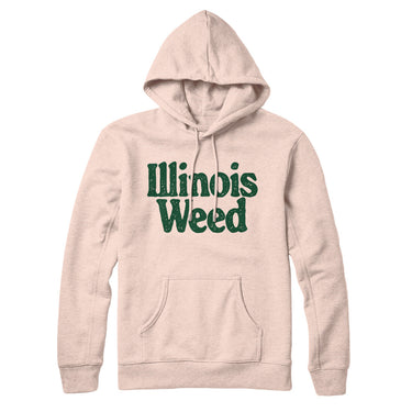 Illinois Weed Hoodie-Allegiant Goods Co. Vintage Sports Apparel