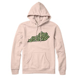 Kentucky Golf Course Hoodie-Pale Pink-Allegiant Goods Co. Vintage Sports Apparel