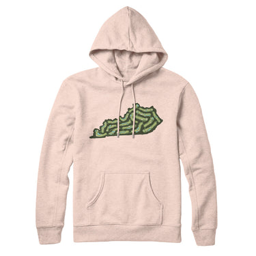 Kentucky Golf Course Hoodie-Pale Pink-Allegiant Goods Co. Vintage Sports Apparel