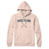 Rhode Island Golf Hoodie-Pale Pink-Allegiant Goods Co. Vintage Sports Apparel