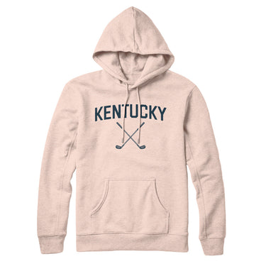 Kentucky Golf Hoodie-Pale Pink-Allegiant Goods Co. Vintage Sports Apparel