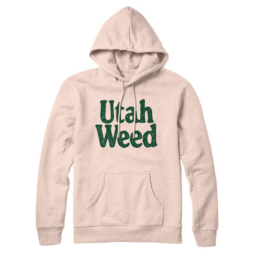 Utah Weed Hoodie-Allegiant Goods Co. Vintage Sports Apparel