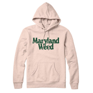 Maryland Weed Hoodie-Allegiant Goods Co. Vintage Sports Apparel