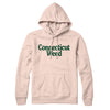 Connecticut Weed Hoodie-Pale Pink-Allegiant Goods Co. Vintage Sports Apparel