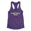 South Dakota Weed Women's Racerback Tank-Purple Rush-Allegiant Goods Co. Vintage Sports Apparel