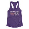 Los Angeles Cycling Women's Racerback Tank-Purple Rush-Allegiant Goods Co. Vintage Sports Apparel