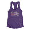 Los Angeles Cycling Women's Racerback Tank-Purple Rush-Allegiant Goods Co. Vintage Sports Apparel