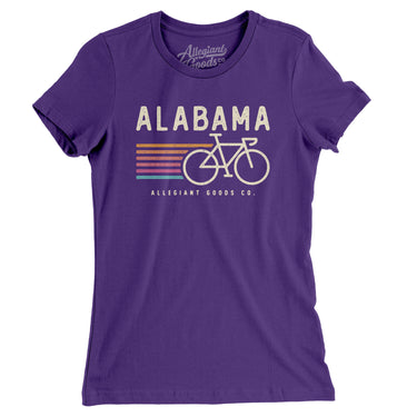 Alabama Cycling Women's T-Shirt-Allegiant Goods Co. Vintage Sports Apparel