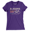 Alabama Cycling Women's T-Shirt-Purple Rush-Allegiant Goods Co. Vintage Sports Apparel