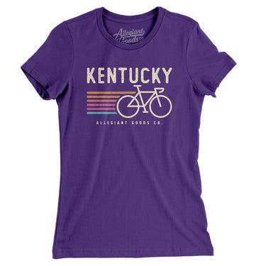 Kentucky Cycling Women's T-Shirt-Purple Rush-Allegiant Goods Co. Vintage Sports Apparel