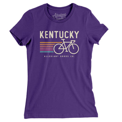 Kentucky Cycling Women's T-Shirt-Purple Rush-Allegiant Goods Co. Vintage Sports Apparel