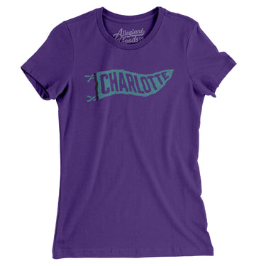 Charlotte Pennant Women's T-Shirt-Allegiant Goods Co. Vintage Sports Apparel