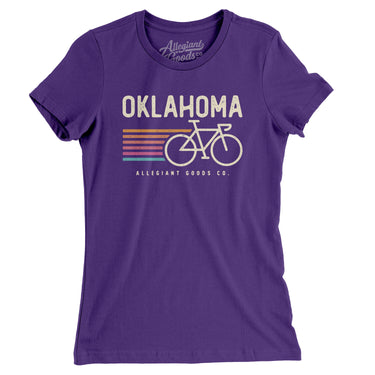 Oklahoma Cycling Women's T-Shirt-Allegiant Goods Co. Vintage Sports Apparel
