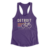 Detroit Cycling Women's Racerback Tank-Allegiant Goods Co. Vintage Sports Apparel