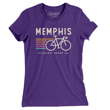 Memphis Cycling Women's T-Shirt-Allegiant Goods Co. Vintage Sports Apparel