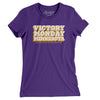 Victory Monday Minnesota Women's T-Shirt-Purple Rush-Allegiant Goods Co. Vintage Sports Apparel